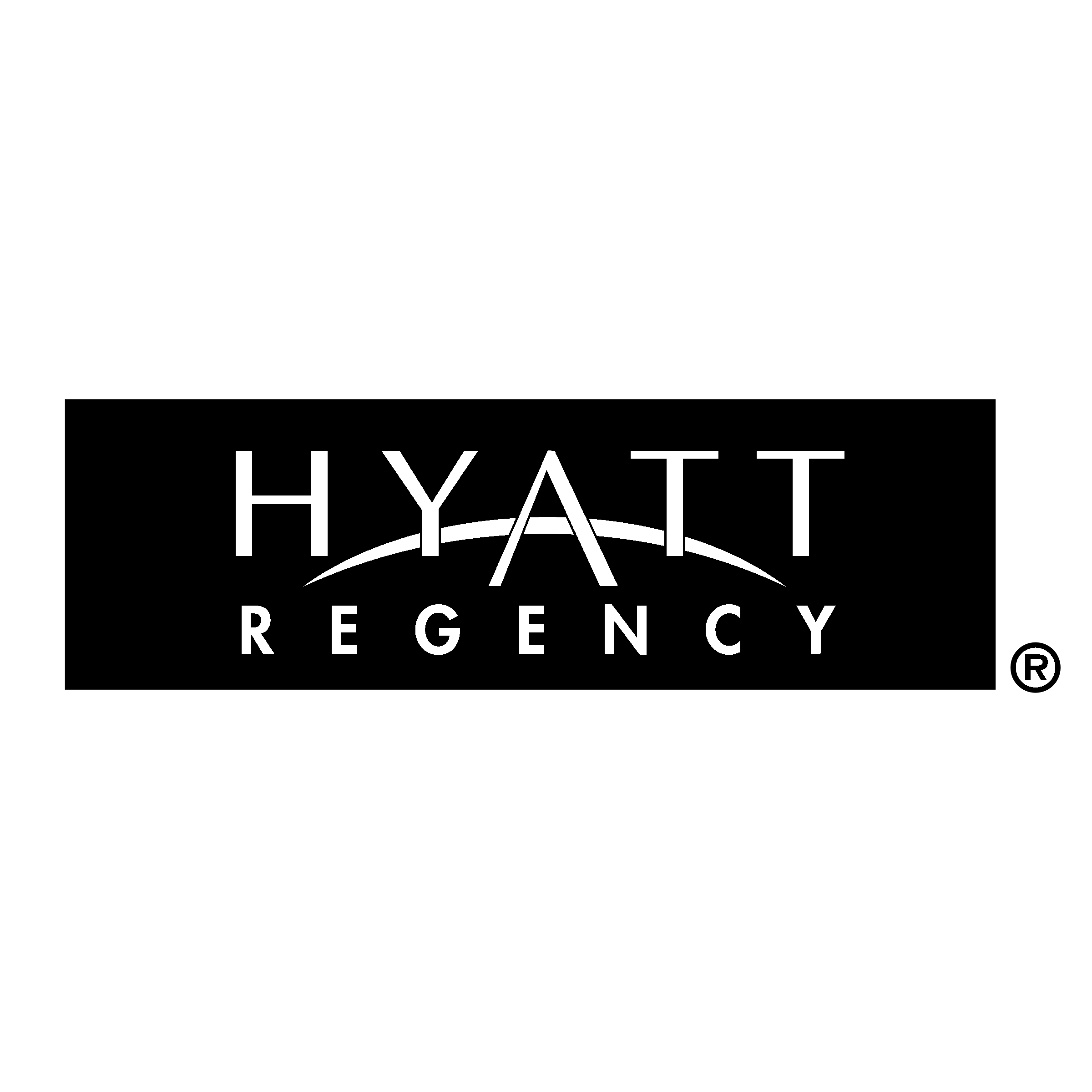 hyatt regency 1 logo black and white